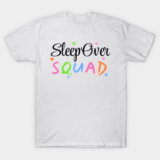 Sleepover Squad Slumber Party Pajamas T-Shirt